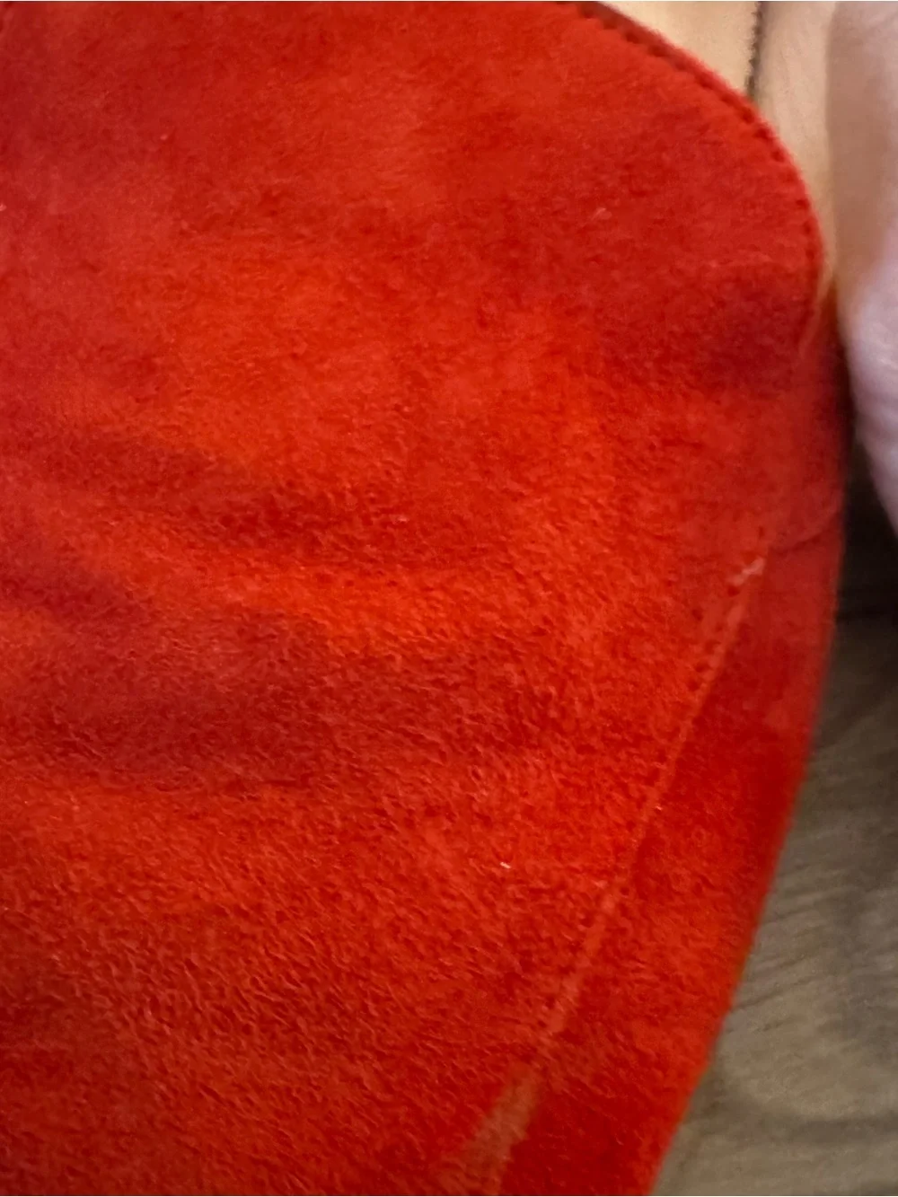 J. Crew Men's Red Suede Slip-On Loafers